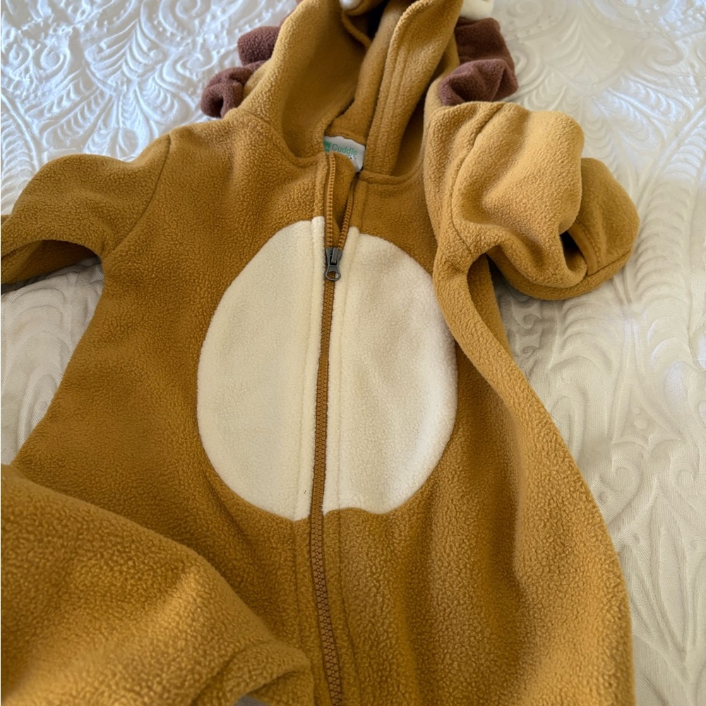 Cozy Tan Kids Footie with Hood custom.